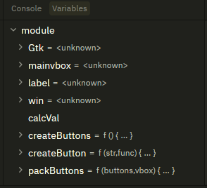 Inspecting Variables