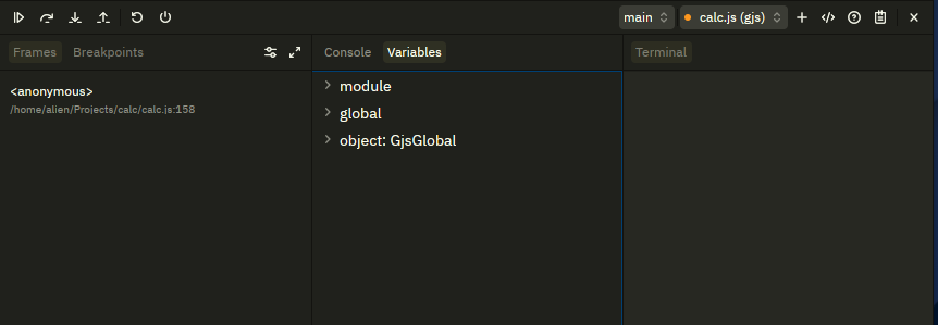 Paused Debugger